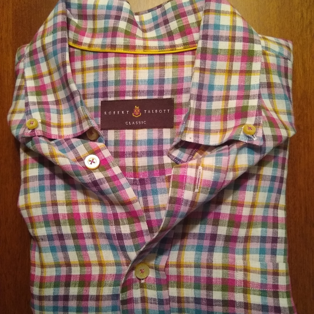 Size M Robert Talbott Button Up